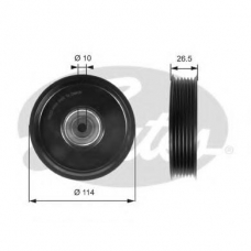 T36212 GATES Паразитный / ведущий ролик, поликлиновой ремень