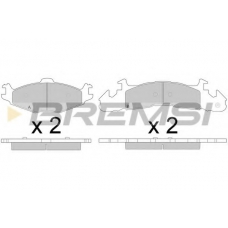 BP2793 BREMSI Комплект тормозных колодок, дисковый тормоз