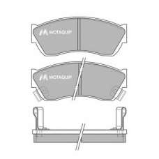 LVXL106 MOTAQUIP Комплект тормозных колодок, дисковый тормоз