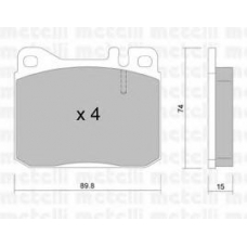 22-0011-0 METELLI Комплект тормозных колодок, дисковый тормоз