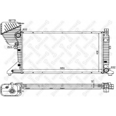 81-03338-SX STELLOX Радиатор, охлаждение двигателя