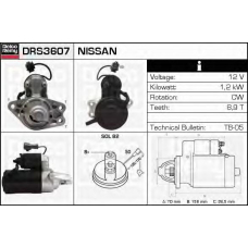 DRS3607 DELCO REMY Стартер