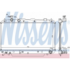 64639A NISSENS Радиатор, охлаждение двигателя