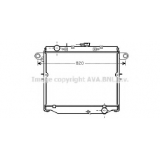 TOA2379 AVA Радиатор, охлаждение двигателя