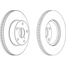 DDF1216 FERODO Тормозной диск
