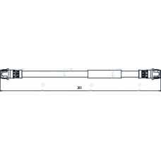 HOS3914 APEC Тормозной шланг