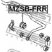 MZSB-FRR FEBEST Опора, стабилизатор