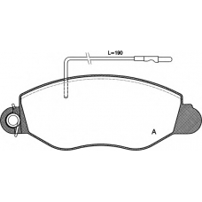 BPA0772.22 OPEN PARTS Комплект тормозных колодок, дисковый тормоз