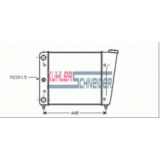 1302901 KUHLER SCHNEIDER Радиатор, охлаждение двигател