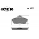 181332 ICER Комплект тормозных колодок, дисковый тормоз