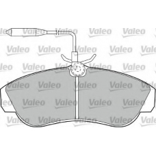 540547 VALEO Комплект тормозных колодок, дисковый тормоз