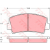 GDB139 TRW Комплект тормозных колодок, дисковый тормоз