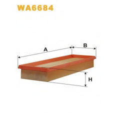 WA6684 WIX Воздушный фильтр