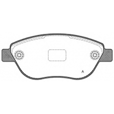 BPA0859.10 OPEN PARTS Комплект тормозных колодок, дисковый тормоз