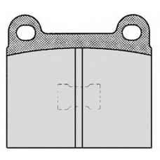 RA.0111.0 RAICAM Комплект тормозных колодок, дисковый тормоз