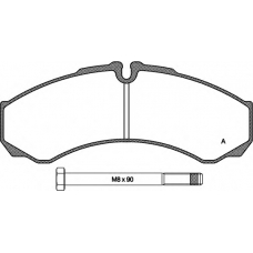 BPA0651.00 OPEN PARTS Комплект тормозных колодок, дисковый тормоз