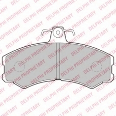 LP2215 DELPHI Комплект тормозных колодок, дисковый тормоз