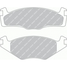 FDB1072 FERODO Комплект тормозных колодок, дисковый тормоз