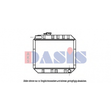 092220N AKS DASIS Радиатор, охлаждение двигателя