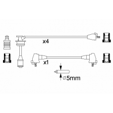 0 986 356 945 BOSCH Комплект проводов зажигания