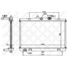 10-25298-SX STELLOX Радиатор, охлаждение двигателя