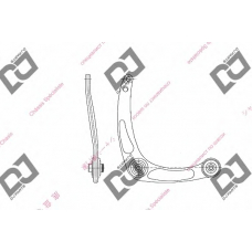 DA1182 DJ PARTS Рычаг независимой подвески колеса, подвеска колеса