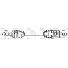241083 GSP Приводной вал
