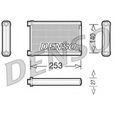 DRR05005 DENSO Теплообменник, отопление салона