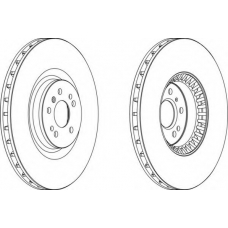 DDF1534-1 FERODO Тормозной диск