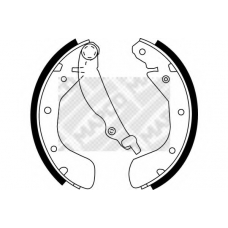 8565 MAPCO Комплект тормозных колодок