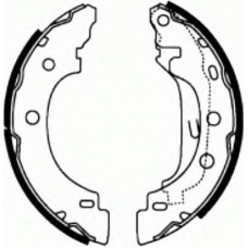 T0611073 RAMEDER Комплект тормозных колодок
