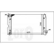051-017-0006 LORO Радиатор, охлаждение двигателя
