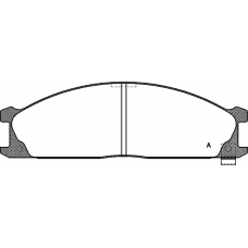 BPA0236.02 OPEN PARTS Комплект тормозных колодок, дисковый тормоз