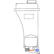 8MA 376 705-411 HELLA Компенсационный бак, охлаждающая жидкость