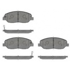 SP 448 SCT Комплект тормозных колодок, дисковый тормоз