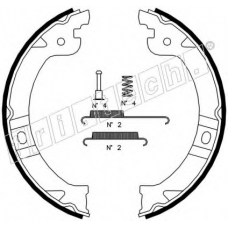 1023.002K fri.tech. Комплект тормозных колодок, стояночная тормозная с