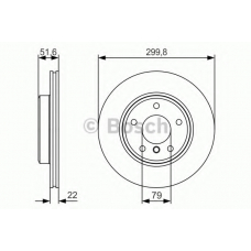 0 986 479 S32 BOSCH Тормозной диск