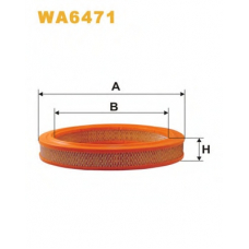 WA6471 WIX Воздушный фильтр