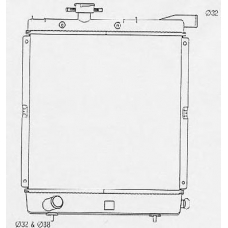 0100802 BEHR Radiator