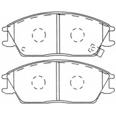 FP0440 FIT Комплект тормозных колодок, дисковый тормоз