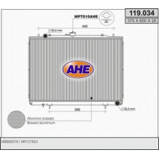 119.034 AHE Радиатор, охлаждение двигателя
