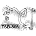 TSB-806 FEBEST Опора, стабилизатор