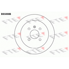 BS5008B FTE Тормозной диск