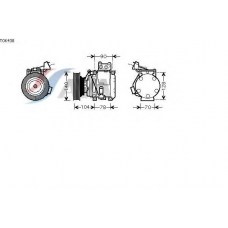 TOK438 GERI Компрессор, кондиционер