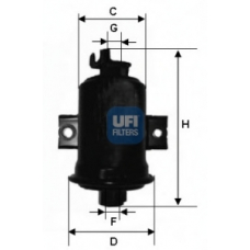 31.557.00 UFI Топливный фильтр
