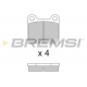 BP2009 BREMSI Комплект тормозных колодок, дисковый тормоз