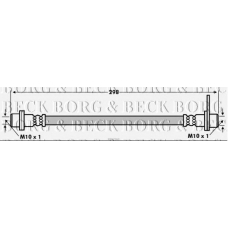 BBH7560 BORG & BECK Тормозной шланг