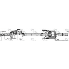 228006 GSP Приводной вал