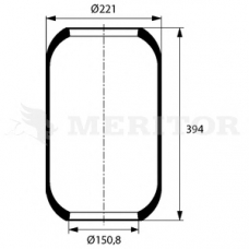 MLF8090 MERITOR Кожух пневматической рессоры