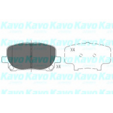 KBP-9021 KAVO PARTS Комплект тормозных колодок, дисковый тормоз